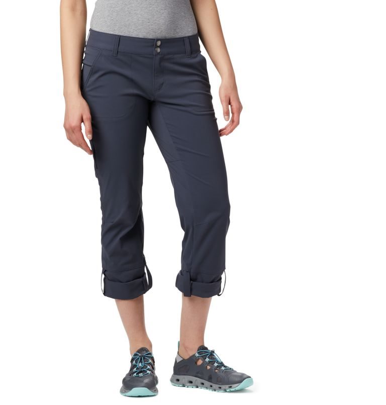 Pantaloni Columbia Saturday Trail Stretch Dama Bleumarin | Plus Size VDZ7Q90MS